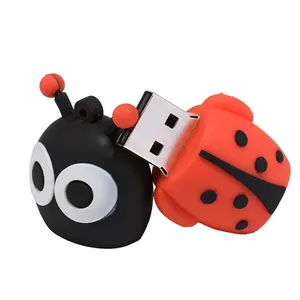 Memoria USB de Silicona de Alta Velocidad con Diseño de Lindo Escarabajo o Mariquita, Personalizada, <span class=keywords><strong>Mini</strong></span>, 64GB 32GB 16GB 4GB - Product Image 5