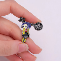 Pin Enamel Pembaca Elektronik Logam Pink, Pin Pembaca Lucu, E-Reader Mereka Adalah Tragedi, Bros Lapel, Grosir, Cetak Letterpress