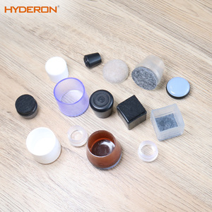 Hyderon <b>Round</b> Tube End Cap Black Plastic Non Slip Chair <b>Table</b> Leg <b>Cover</b> Foot Pad Sealing Plug Pipe Cap Home Use - Product Image 2