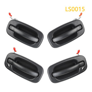 มือจับประตูด้านนอกสีดำ Gmc รุ่น Ls0015 Rr ทำจากพลาสติกและโลหะ ติดตั้งด้วยเทปกาวหรือสกรู - Product Image 4