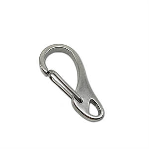 ห่วงคาราไบเนอร์ขนาดเล็กพวงกุญแจสเตนเลสสตีล304 50มม. - Product Image 1