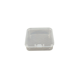 Transparent <b>Square</b> Plastic Storage Box 6.5X6.5X2Cm For Hardware <b>Tools</b> Fishing Gear Jewelry Sample Organization - Product Image 5