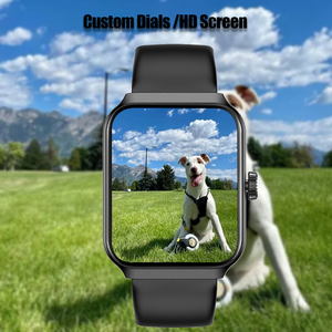 SENBONO NX25 Nuovo Smartwatch Uomo <span class=keywords><strong>Donna</strong></span> Schermo Quadrato Sport Impermeabile Risposta Chiamate Cardiofrequenzimetro Orologio Smart Uomo <span class=keywords><strong>Donna</strong></span> - Product Image 2