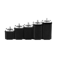Kuat 57BYG80 Hybrid 57mm Motor Stepper Kit dengan DM556 Driver 2N.M kebisingan rendah untuk mesin CNC listrik AC/DC Power