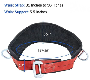 Cinturón <span class=keywords><strong>de</strong></span> seguridad <span class=keywords><strong>de</strong></span> poste <span class=keywords><strong>de</strong></span> escalada <span class=keywords><strong>de</strong></span> medio cuerpo <span class=keywords><strong>de</strong></span> alta calidad <span class=keywords><strong>de</strong></span> poliéster <span class=keywords><strong>de</strong></span> 45mm <span class=keywords><strong>de</strong></span> ancho <span class=keywords><strong>de</strong></span> Venta caliente del fabricante - Product Image 3