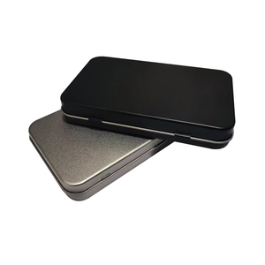Boîte en métal recyclable <span class=keywords><strong>pour</strong></span> <span class=keywords><strong>peinture</strong></span> aquarelle en gros, boîtes métalliques personnalisées avec logo, petites boîtes métalliques à couvercle articulé en stock - Product Image 2