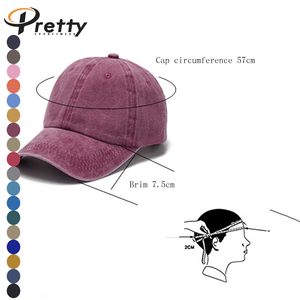 Washed Cotton Hat Embroidery <strong>Street</strong> Style Hat Soft <strong>Old</strong> School Hip - Pop Cap Retro <strong>Light</strong> Baseball Cap - Product Image 2