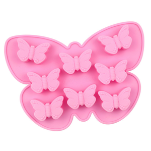 <span class=keywords><strong>Moule</strong></span> en silicone sans BPA à 8 cavités en forme de papillon pour bonbons, gâteaux, chocolats et gelées décoratives - Product Image 6