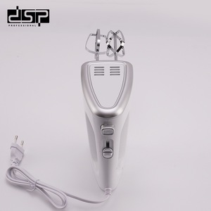 Batteur à œufs électrique portatif Dsp 240V blanc avec fouet et crochet pétrisseur pour la pâtisserie et le mélange - Product Image 3