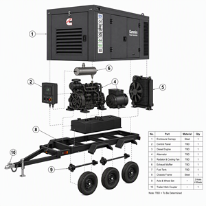 Générateur diesel Cummins silencieux 300 kW 200 kVA 205 kVA 300 kVA 400 kW 500 kVA 1000 kVA 1500 kVA pour centrale électrique - Prix - Product Image 5
