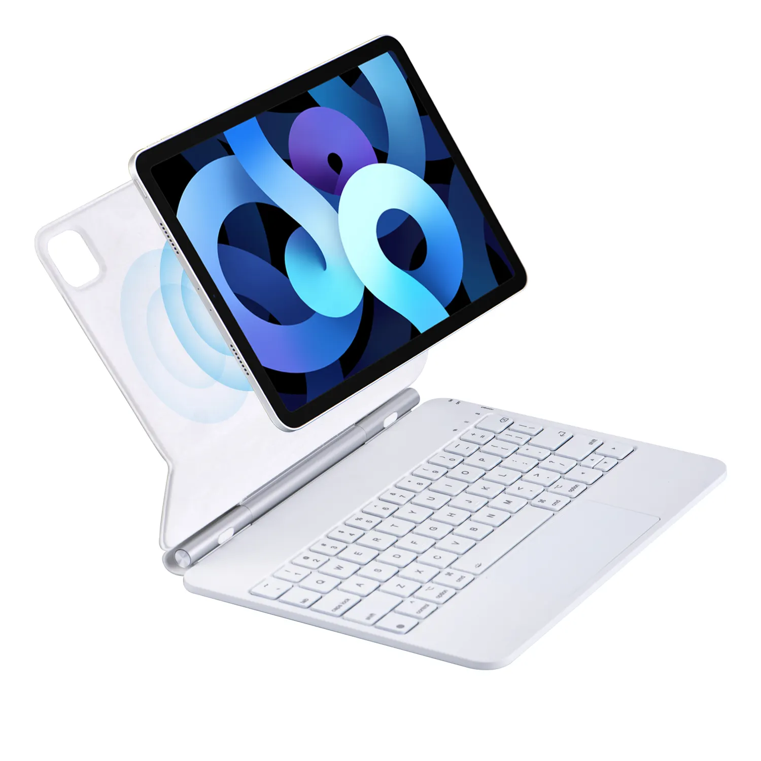 Ultra-Dunne 12.9-Inch Voor Ipad Zakelijk Toetsenbord Prachtige Bediening Voor Kantoor Typen En Gaming Compatibel Pro 3 4 5 6 Generaties