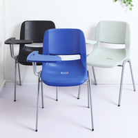 Mobilier scolaire et de bureau en plastique moderne et durable chaise de conférence de formation table d'écriture pour les classes conférences hôpitaux