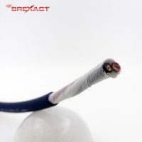 Cable de Altavoz SREXACT con Aislamiento XLPE y Revestimiento de PVC, Par Trenzado de 2 Hilos, Blindaje Trenzado, Conductor de Cobre Desnudo, 8.7mm de Diámetro
