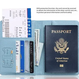 สมุดบันทึกหนัง PU สำหรับเดินทาง พร้อมป้ายติดกระเป๋าเดินทางแบบกำหนดเอง กล่องของขวัญ มีสินค้าพร้อมส่ง ลดราคาพิเศษ - Product Image 4