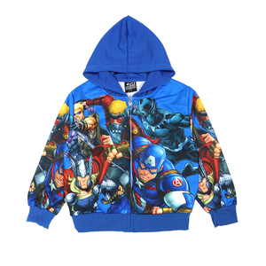 Áo khoác bé trai Xuân Thu Trẻ Em Có Mũ Trùm Đầu Dây Kéo Trẻ Em Áo Khoác Thời Trang Anime Quần Áo Siêu Anh Hùng 2-8Y - Product Image 2