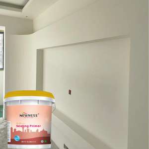 Apprêt pour mur intérieur résistant aux alcalis non toxique à forte adhérence peinture émulsion acrylique revêtement liquide à base d'eau pour acier - Product Image 1