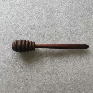 Cuillère à miel artisanale en bois de noyer noir, écologique, style américain, logo gravé au laser sur mesure - Product Image 5