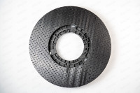 Nouveau support de brosse rotative industrielle en plastique Malish 15 pouces, trou central de 16 mm, nettoyeur de roues 1208, balai de nettoyage 2 kg