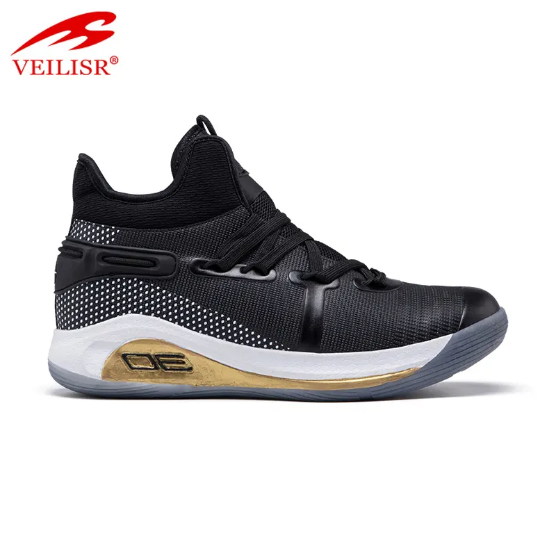 Outdoor fashion knit fabric upper sneakers men sport shoes