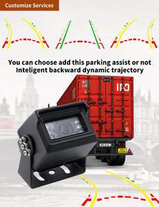 Cámara de Visión Trasera AHD de 12V <span class=keywords><strong>con</strong></span> Soporte Independiente para Camiones, Autobuses <span class=keywords><strong>y</strong></span> Camionetas, <span class=keywords><strong>con</strong></span> Luz de Estrella, Montaje Frontal, Trasero <span class=keywords><strong>y</strong></span> Lateral, Asistencia de Estacionamiento - Product Image 6