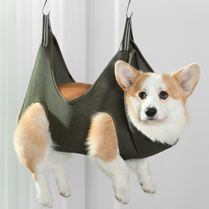 Hamac de toilettage pour chien en gros, sécurisé, en polyester et acier inoxydable, pour harnais suspendu, coupe-<span class=keywords><strong>ongles</strong></span>, support de retenue - Product Image 1