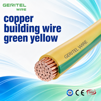 Câble de mise à la terre GERITEL WIRE SAA TUV CE Vert/Jaune V-90 PVC 25mm² 0.6/1KV Cuivre AS/NZS 5000.1 pour projets en Australie