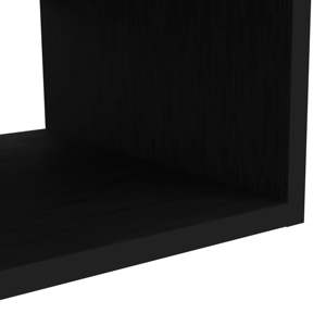 DB Klein FloatingTV Stand Luxury Modern Design Functional <b>Shelves</b> Black <b>Wood</b> Style for TV Cabinet Living Room Farmhouse - Product Image 4