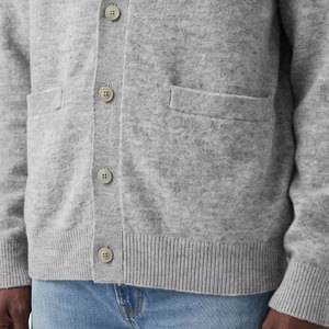 Custom Logo <b>Mens</b> <b>Knit</b> <b>Cardigan</b> Sweater with Premium Fabric and Personalized Color Options <b>Mens</b> Casual <b>Cardigan</b> Sweater - Product Image 4