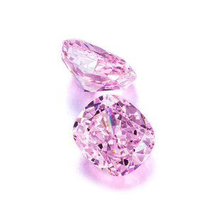 เพชร<span class=keywords><strong>ปลอม</strong></span>สีชมพูเพทาย CZ ลูกบาศก์เซอร์โคเนียเบาะตัด2ถึง12มม. อัญมณีหลวมสำหรับทำเครื่องประดับเพชรเทียม - Product Image 2