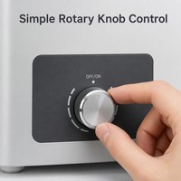 Humidificateur Électrique Ultrasonique 23,8 L avec Stérilisation pour la Préservation Commerciale de la Fraîcheur des Légumes et Fruits, Tuyau/Roues Réglables