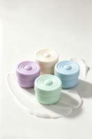 Pot cosmétique personnalisé 5g 15g 30g 50g avec couvercle côtelé pour gommage corporel, lotion, masque capillaire, crème, soins de la peau, emballage de marque privée