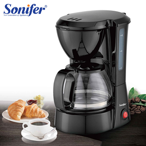 Sonifer SF-3564 Vente en gros Nouvelle <span class=keywords><strong>cafetière</strong></span> électrique automatique à goutte à goutte pour usage domestique 220V <span class=keywords><strong>Petite</strong></span> 0,75L Maintien au chaud - Product Image 1