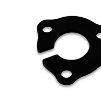 Pièces en aluminium anodisé noir sur mesure / Composants usinés avec précision pour l'électronique / Fabrication OEM