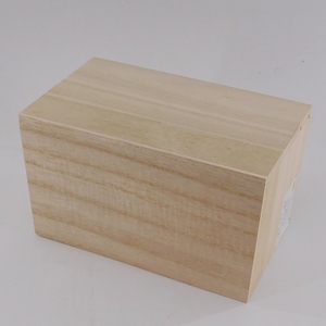 Boîte à couvercle coulissant en bois non fini Boîte d'emballage de tasse en bois non peinte - Product Image 3