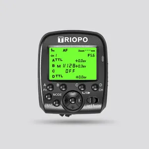 TRIOPO E-TTL II Flash Trigger Transmitter remote control 2.4G Wireless X System for Outdoor and Studio Flashes camera light