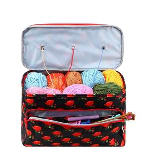 Populaire petite taille <span class=keywords><strong>vide</strong></span> tricot carré sac de rangement outil de tricot couture modèle sac à main bricolage outil sac de rangement - Product Image 5