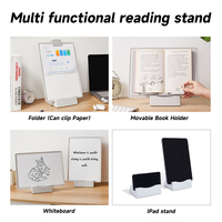 Multifunctoin Studentsbook Reading Holder Tableau blanc Utilisation double face pour l'école et le bureau