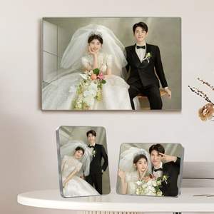 Système de suspension magnétique moderne sans perçage Stick&Slide Mixtiles, plaques magnétiques décoratives, cadre en plastique, motif carré vertical - Product Image 2