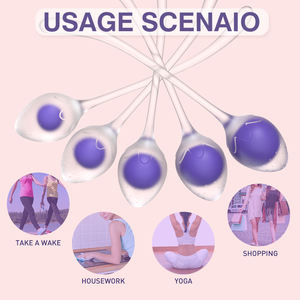 Conjunto 5 em 1 de brinquedos sexuais para mulheres adultas, bichano exercitador vagina Ben Wa <span class=keywords><strong>Kegel</strong></span> bolas para mulheres - Product Image 4