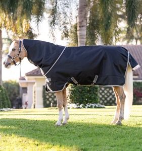 Premium Lightweight Winter Stable Horse Rug Standard Neck Equestrian Blanket with 2 Adjustable Leg Straps Soft Breathable - Product Image 2