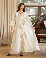 Robe Jalabiya Abaya Kaftan Caftan Arabe Brodée de Perles pour Femmes, 5 Couleurs, Haute Qualité, Fournisseur d'Usine Yibaoli, Mode Dubaï