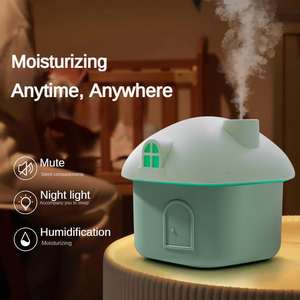 Cadeaux promotionnels à bas prix, mini humidificateur d'air pour petite maison avec lumière RVB, humidificateur d'air USB pour cadeaux de Noël et d'anniversaire - Product Image 3