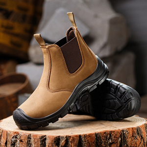 <span class=keywords><strong>Botas</strong></span> de seguridad para hombres, <span class=keywords><strong>botas</strong></span> de seguridad de protección con punta de acero estándar europeo, zapatos de trabajo antipinchazos - Product Image 5