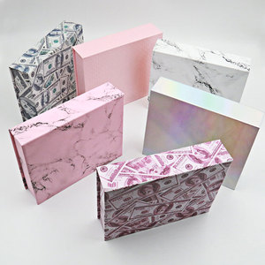 2021 hot sale adhesive eyeliner packaging box 3D mink eyelash packing mirror Box with inner holder Mink Eyelashes Cases