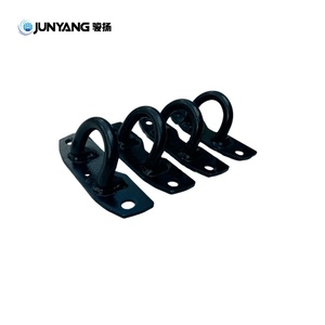 Heavy Duty Black Stainless Steel Pad Eye <b>Plate</b> Ceiling Hook Wall Mount <b>Ring</b> Hook Marine Hanging Container Parts Accessories - Product Image 2