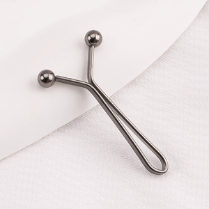 Épingles et broches dorées - Épingles de sûreté dorées polyvalentes pour foulards, pantalons, cols et poignets, détachables, design sans couture N2602243 - Product Image 3