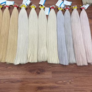 Listo para enviar Extensiones de cabello humano vietnamita Color a granel Natural recto Longitud completa de 6-32 pulgadas - Product Image 1
