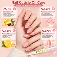 Brosse rotative pour soins des cuticules et nail art, parfum fruits variés, anti-irritations, exfolie la peau, hydrate et protège la couche cornée