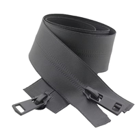 Vente en gros d'usine, prix bas 5 #   8 # Sac étanche en TPU noir avec fermeture éclair de haute qualité pour veste, fermeture éclair étanche