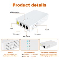 WGP Mini Dc Ups 9900mah Baterai Lithium 12v 2a 12v 2a 9v 1a Wifi Router Mini Ups untuk Modem dan Wifi Router